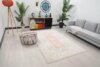 5x8 Turkish Beige Pink Blue Rug, 5x8 Handmade Area Rug, 5x8 Oushak Runner, Bohemian Rug, Antique Rug, Vintage Rug, Kitchen Livingroom Rug - Görsel 3