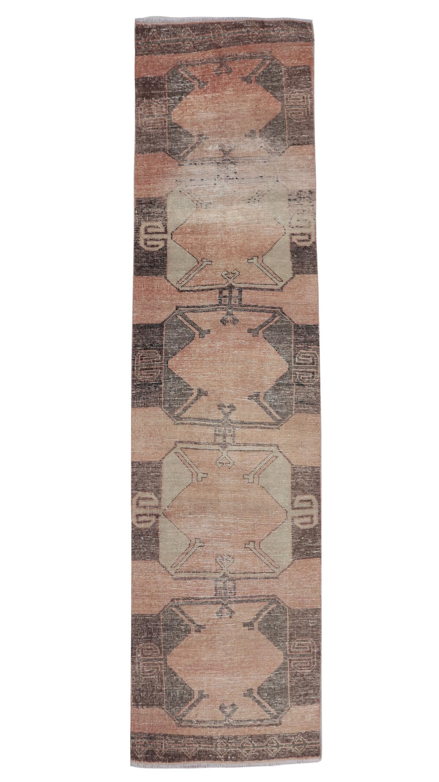 3x13 Red Brown Turkish Runner