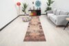 3x13 Red Brown Turkish Runner, 3x13 Oushak Wool Runner, 3x13 Bohemian Runner, Handwoven Rug, Vintage Wool Runner, Patterned Runner,Faded Rug - Görsel 2