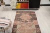 3x13 Red Brown Turkish Runner, 3x13 Oushak Wool Runner, 3x13 Bohemian Runner, Handwoven Rug, Vintage Wool Runner, Patterned Runner,Faded Rug - Görsel 7