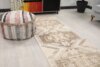 3x11 Vintage Beige Brown Runner, 3x11 Oushak Runner, Bohemian Runner, Turkish Runner, Wool Rug, Kitchen Runner, Distressed Runner,Muted Rug - Görsel 5
