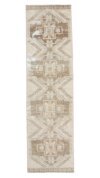 Vintage 3x11 Oushak Beige Rug