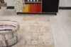 3x13 Beige Brown Oushak Runner, 3x13 Turkish Runner, 3x13 Bohemian Runner, Kitchen Handmade Rug, Vintage Runner, Patterned Runner, Faded Rug - Görsel 6