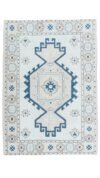5x7 Pink Beige Blue Turkish Rug