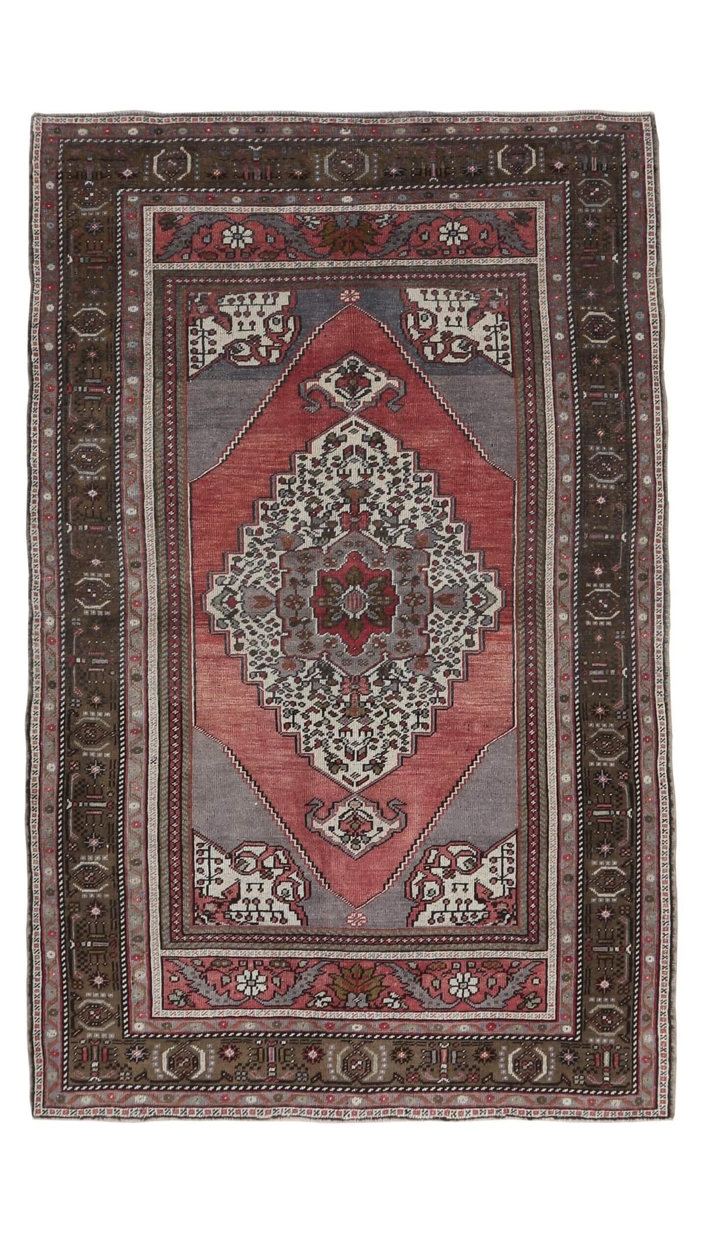 5x8 Turkish Red Rug