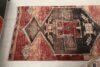3x12 Red Black Vintage Runner, 3x12 Oushak Runner, Turkish Bohemian Runner, Handmade Rug, Floral Wool Rug,  Kitchen Runner, Hallway Runner - Görsel 9